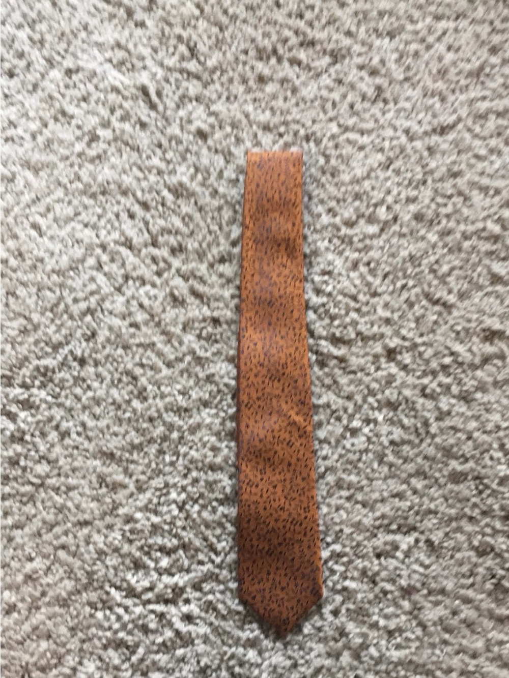 Michele Sartori Men’s Rust Brown Necktie Tie